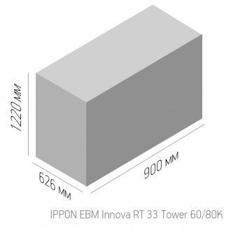 Источник бесперебойного питания Ippon Innova RT 33 80K Tower 80000Вт 80000ВА черный от магазина РЭССИ