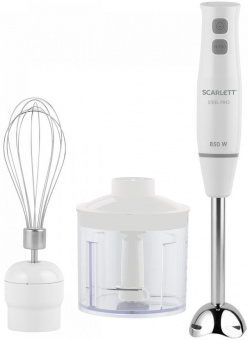 Блендер погружной Scarlett SC-HB42F84 850Вт белый от магазина РЭССИ