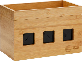 Органайзер Cactus CS-BOX-BAM бамбук от магазина РЭССИ