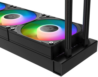 Система водяного охлаждения ID-Cooling Dashflow 360 XT Pro ARGB Soc-AM5/AM4/1200/1700/1851 черный 4-pin 16-34dB Al+Cu 350W Ret от магазина РЭССИ