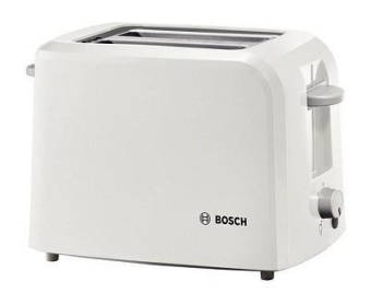 Тостер Bosch TAT3A011 980Вт белый от магазина РЭССИ