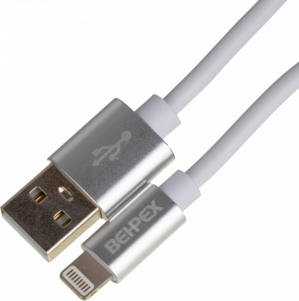 Кабель USB (m)-Lightning (m) 2м белый от магазина РЭССИ