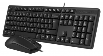 Клавиатура + мышь A4Tech KK-3330S клав:черный мышь:черный USB от магазина РЭССИ