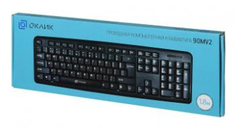 Клавиатура Оклик 90MV2 черный USB от магазина РЭССИ