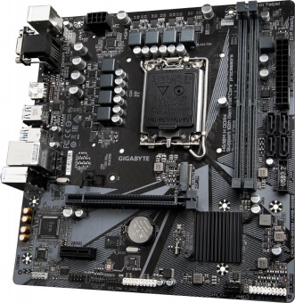 Материнская плата Gigabyte H610M H DDR4 Soc-1700 Intel H610 2xDDR4 mATX AC`97 8ch(7.1) GbLAN+VGA+HDMI от магазина РЭССИ