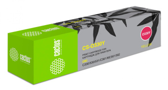 Картридж лазерный Cactus 44469714 CS-O330Y 44469714 желтый (3000стр.) для Oki C330/C530 от магазина РЭССИ