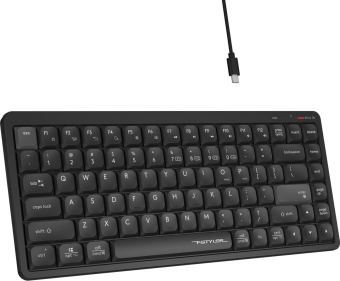 Клавиатура A4Tech Fstyler FBX53C черный USB беспроводная BT/Radio slim Multimedia (FBX53C) от магазина РЭССИ