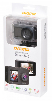 Экшн-камера Digma DiCam 520 серый от магазина РЭССИ