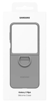 Чехол (клип-кейс) Samsung для Samsung Galaxy Z Flip6 Silicone Case Silicone Case Flip 6 (F741) серый (EF-PF741TJEGRU) от магазина РЭССИ