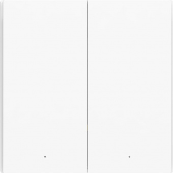 Умный выключатель Aqara Wireless Remote Switch H1 2-хкл. белый (WRS-R02) от магазина РЭССИ