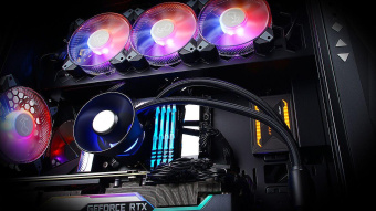 Корпус Inwin CF06CX (309 Gaming) черный без БП ATX 3x120mm 2xUSB3.0 audio от магазина РЭССИ