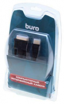 Кабель аудио-видео Buro HDMI (m)/DVI-D (Dual Link) (m) 1.8м. Позолоченные контакты черный (BHP RET HDMI_DVI18) от магазина РЭССИ