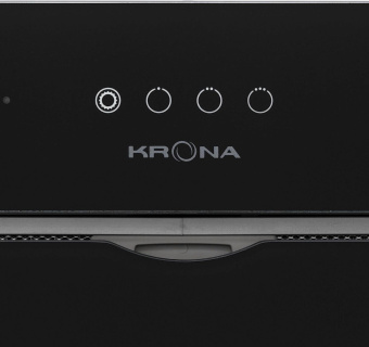 Вытяжка встраиваемая Krona Arven 600 S черный управление: сенсорное (1 мотор) от магазина РЭССИ