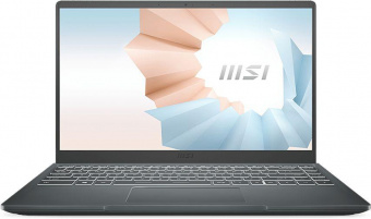 Ноутбук MSI Modern 14 B5M-244XRU Ryzen 5 5500U 16Gb SSD512Gb AMD Radeon 14" IPS FHD (1920x1080) noOS dk.grey WiFi BT Cam (9S7-14DL24-244) от магазина РЭССИ