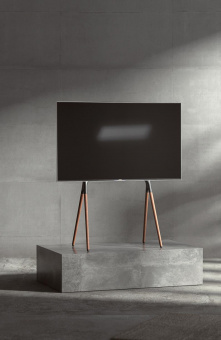Подставка для телевизора Cactus CS-ST1247BKWN черный/орех 49"-70" макс.40кг напольный от магазина РЭССИ