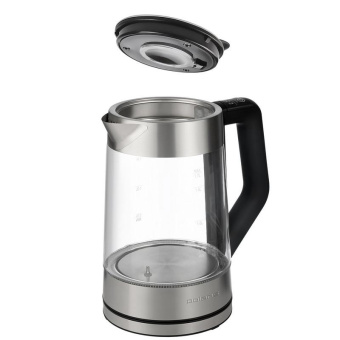 Чайник электрический Polaris PWK 1711CGLD 1.7л. 2200Вт серебристый матовый корпус: стекло/металл от магазина РЭССИ