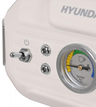 Кофеварка рожковая Hyundai HEM-5300 850Вт бежевый/серебристый от магазина РЭССИ