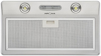 Вытяжка встраиваемая Krona Runa 600 S нержавеющая сталь управление: кнопочное (1 мотор) от магазина РЭССИ