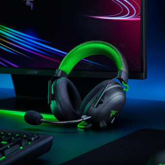 Наушники с микрофоном Razer BlackShark V2 Special Edition черный/зеленый 1.8м мониторные USB оголовье (RZ04-03230200-R3M1) от магазина РЭССИ