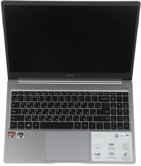 Ноутбук Tecno MegaBook T1 Ryzen 5 5560U 16Gb SSD512Gb AMD Radeon 15.6" IPS FHD (1920x1080) Windows 11 Home 64 grey WiFi BT Cam 6060mAh (71003300136) от магазина РЭССИ