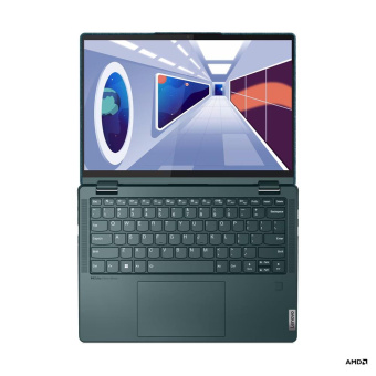 Ноутбук Lenovo Yoga 6 13ABR8 Ryzen 5 7530U 16Gb SSD512Gb AMD Radeon 13.3" IPS Touch WUXGA (1920x1200) Windows 11 Home d.turquoise WiFi BT Cam (83B20069RK) от магазина РЭССИ