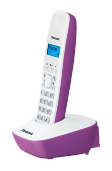 Р/Телефон Dect Panasonic KX-TG1611RUF фиолетовый/белый АОН от магазина РЭССИ