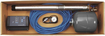 Насос садовый скважинный Grundfos SQE 2-85 1650Вт (в компл.:Блок автоматики) (96524506) от магазина РЭССИ