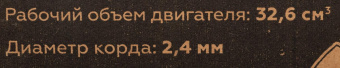 Триммер бензиновый Champion T333S-2 900Вт 1.22л.с. неразбор.штан. реж.эл.:леска/нож от магазина РЭССИ