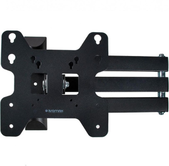 Кронштейн для телевизора Kromax OPTIMA-408 черный 22"-65" макс.30кг настенный поворотно-выдвижной и наклонный от магазина РЭССИ