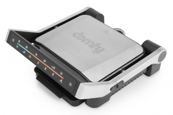 Электрогриль Domfy Metal DSM-EG703 2200Вт серебристый/черный от магазина РЭССИ