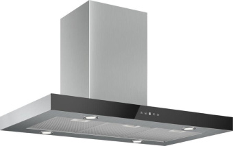 Вытяжка каминная Elikor Агат Island 90Н-1000-Е4Д нержавеющая сталь/черный управление: сенсорное (1 мотор) от магазина РЭССИ