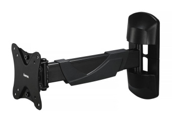 Кронштейн для телевизора Hama FULLMOTION черный 10"-26" макс.25кг настенный от магазина РЭССИ