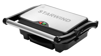 Электрогриль Starwind SSG2040 1500Вт серебристый/черный от магазина РЭССИ