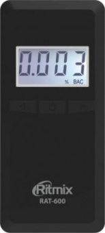 Алкотестер Ritmix RAT-600 электрохимический черный от магазина РЭССИ