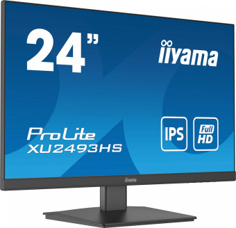 Монитор Iiyama 23.8" ProLite XU2493HS-B4 черный IPS LED 4ms 16:9 HDMI M/M матовая 1000:1 250cd 178гр/178гр 1920x1080 VGA DP FHD 3.5кг от магазина РЭССИ