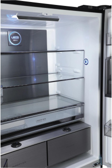 Холодильник Hyundai CM55043F 3-хкамерн. черная сталь инвертер от магазина РЭССИ