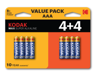 Батарейка LR03 4+4BL MAX SUPER Alkaline AAA от магазина РЭССИ