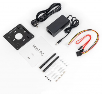 Неттоп Hiper WORKBOX WU11 Cel J4125 (2) 4Gb SSD256Gb UHDG 600 noOS 2xGbitEth WiFi BT 65W черный (WU11-J412R4S2NSBS) от магазина РЭССИ