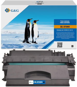 Картридж лазерный G&G GG-CF280X черный (6900стр.) для HP LJ P2035/P2055d/Pro 400 M401/MFP M425 от магазина РЭССИ