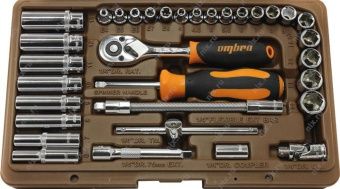 Универсальный набор инструмента Ombra OMT57S 1/4"DR от магазина РЭССИ