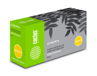 Картридж лазерный Cactus CS-WCPE16 113R00667 черный (3500стр.) для Xerox WorkCentre PE16 от магазина РЭССИ