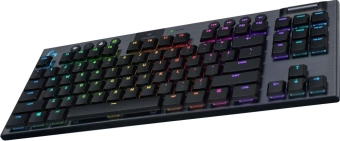 Клавиатура Logitech G915 TKL LIGHTSPEED механическая черный USB беспроводная BT/Radio Multimedia for gamer LED (920-009503) от магазина РЭССИ