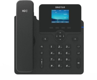 Телефон IP Dinstar C62GP черный от магазина РЭССИ