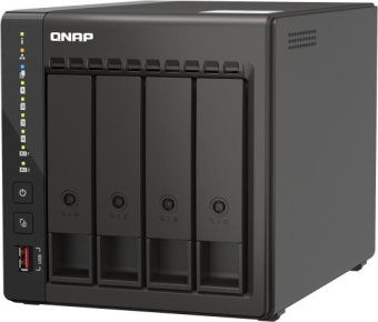Сетевое хранилище NAS Qnap Original TS-453E-8G 4-bay настольный Celeron J6412 от магазина РЭССИ