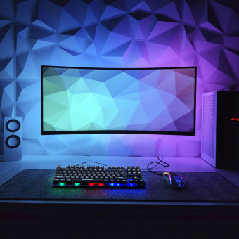 Клавиатура SunWind SW-K500G черный USB Multimedia for gamer LED (1422364) от магазина РЭССИ