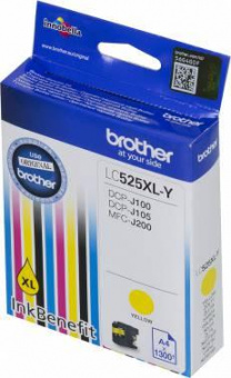 Картридж струйный Brother LC525XLY желтый (1300стр.) для Brother DCP-J100/J105/J200 от магазина РЭССИ